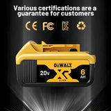 Originalūs 100% Dewalt 20V XR akumuliatoriniai įrankiai DCD805, Dewalt 20V akumuliatorius DCB206 6000mAh, DCB205 5Ah, DCB184, DCB1104 greitasis įkroviklis