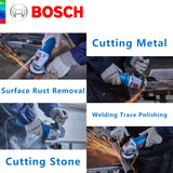 Original BOSCH GWS 800 Winkelschleifer Kabelgebundene tragbare Poliermaschinen Schleifmaschinenbürste Professionelle Trennschleifmaschine Elektrowerkzeug