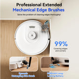 Redroad (R11) LiDAR Robot Vacuum and Mop Cleaner, 20000Pa Suction, 90-Day Capacity, Self-Emptying, Multi-Floor Mapping, APP Control