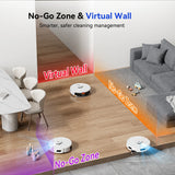 Redroad (R11) LiDAR Robot Vacuum and Mop Cleaner, 20000Pa Suction, 90-Day Capacity, Self-Emptying, Multi-Floor Mapping, APP Control